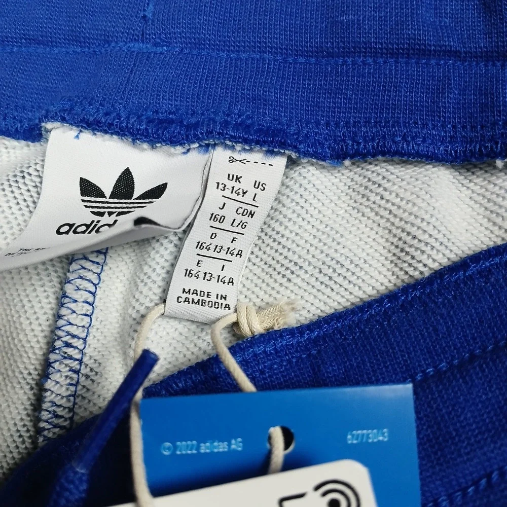 Adidas Boys Size‎ Large Team Royal Blue Athletic Big Kids TD AOP Shorts NWT $32